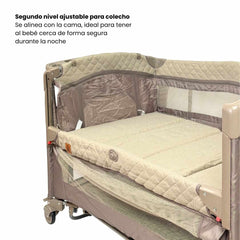 Corral Colecho Maxibaby Silver Beige Niveles