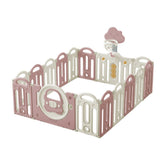 Corral De Juegos Happy Zone Plus Rosa Evezo - 851
