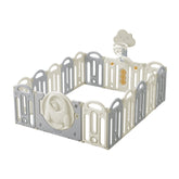 Corral De Juegos Paneles Happy Zone Plus Gris Evezo