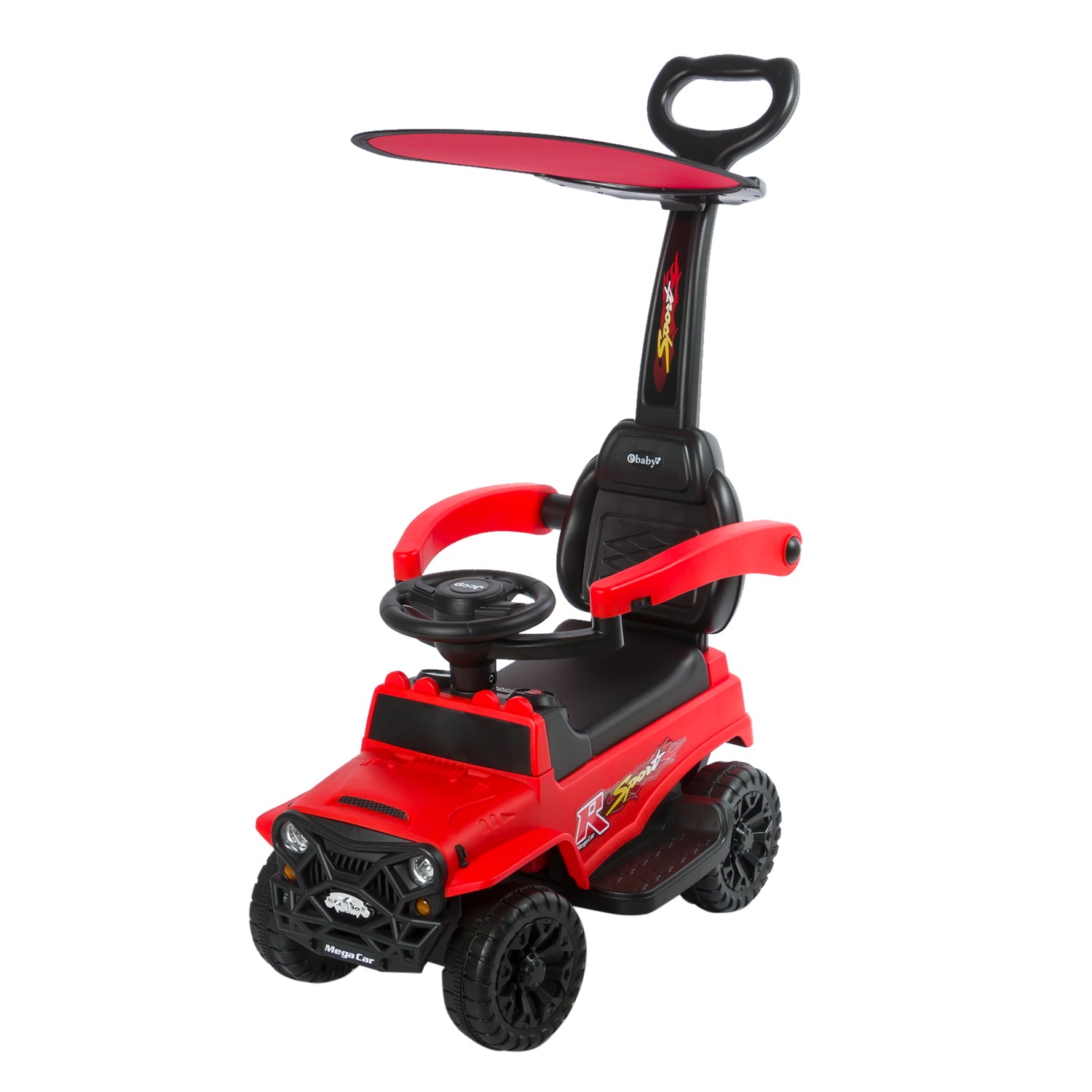 Cuatrimoto Montable Buggy Unicolor Rojo Ebaby