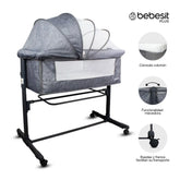 Corral Colecho Side By Side Gris Bebesit