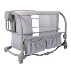 Cuna Colecho 3 en 1 Gris Priori bolsillos