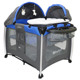 Cuna Corral Lauren Azul Ebaby