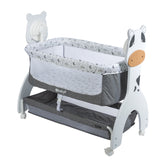 Cuna Mecedora Aura Gris Ebaby