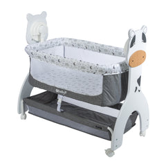 Cuna Mecedora Aura Gris Ebaby