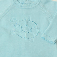 Conjunto Tricot Tortuga Celeste Orgánico