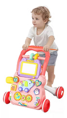 Andadera Multifuncional Tablero Elefante Rosa