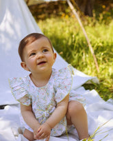 Vestido Moño Estampado Colibrí Floral Deolinda Editorial