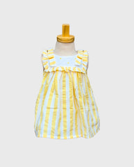 Vestido Margaritas Rayas Deolinda