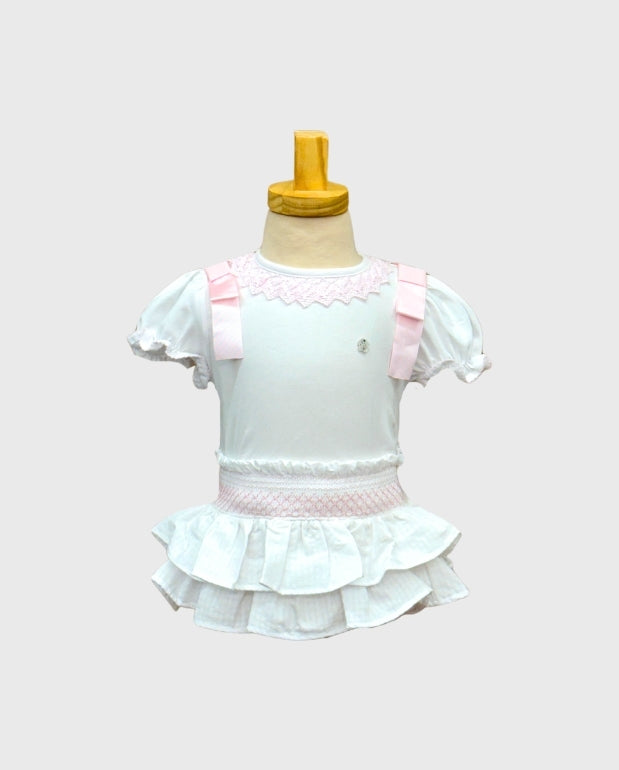 Conjunto Detalle Bordado Blanco Deolinda