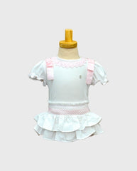 Conjunto Detalle Bordado Blanco Deolinda