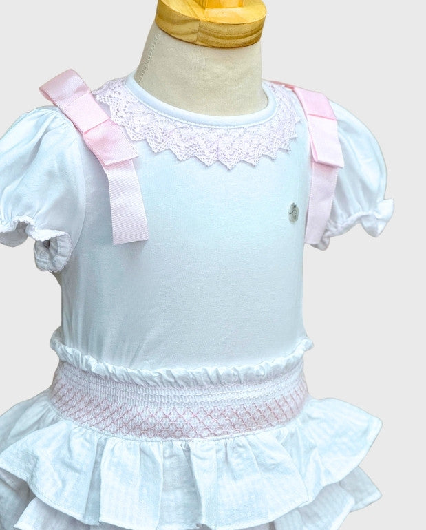 Conjunto Detalle Bordado Blanco Deolinda White