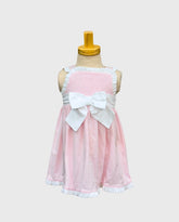 Vestido Detalle Moño Rosa Deolinda Pink