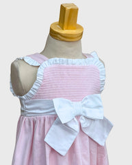 Vestido Detalle Moño Rosa Deolinda