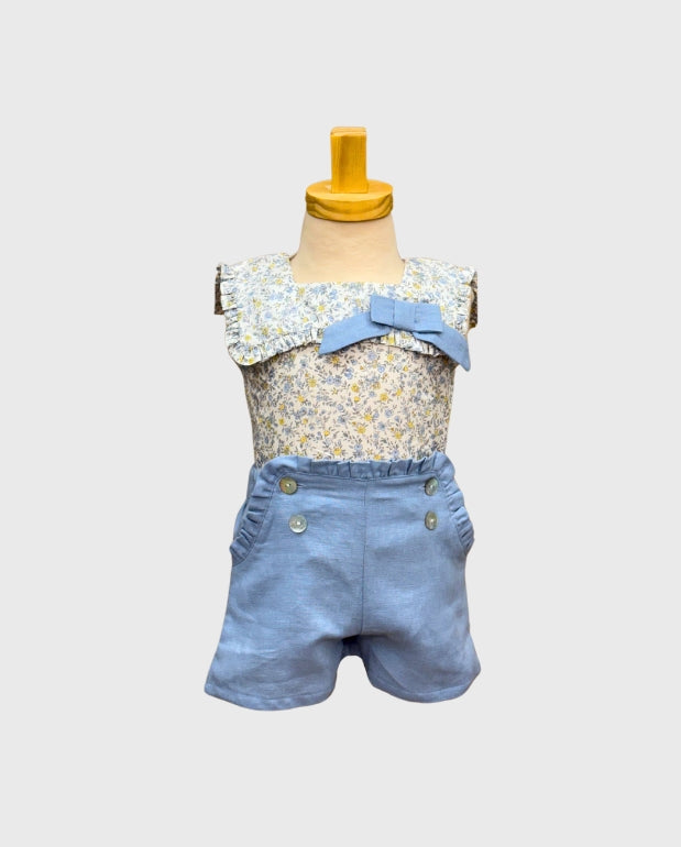 Conjunto Estampado Flores  Deolinda