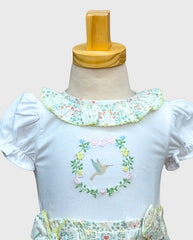 Conjunto Colibrí Detalle Bordado Deolinda Flores