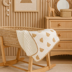 Muselina Doble Faz Estampada Para Bebé