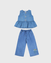 Conjunto Pantalón Mariposa Denim