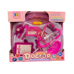 Juguete Maletin Doctora Infantil Rosa