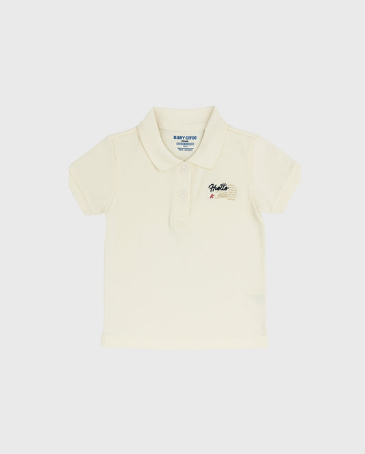 Camiseta Tipo Polo Bordado