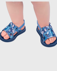 Sandalias Estampado Stitch Hora Azul