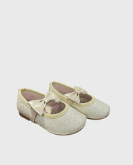 Baleta Cometa Glitter Moño