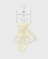 Medias Encaje y Perlas Moño