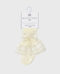 Medias Encaje y Perlas Moño