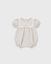 Pelele Detalle Encaje Beige Deolinda