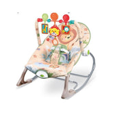 Silla Mecedora Vibradora Musical Leon Beige