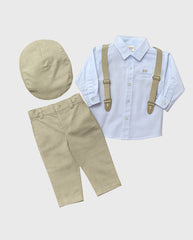 Conjunto Pantalón Tirantes Camel