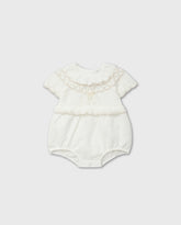 Pelele Combinado Tricot Blanco Dr.kid