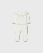 Pijama Tricot Detalle Cuello Blanco Dr.Kid