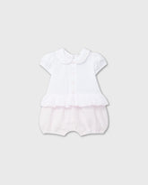 Pelele Bordado Cuello Rosa Dr.kid