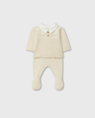 Primer Dia Tricot Cuello Beige Dr.Kid