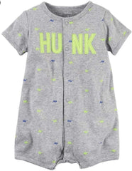 Mameluco Hunk Detalle Mono Gris