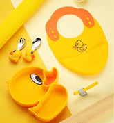 Set 6 Piezas De Alimentación En Silicona Animales