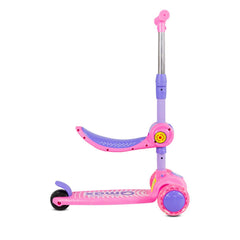 Patineta Para Niños TriScooter 2 en 1 Qmax Rosa doble