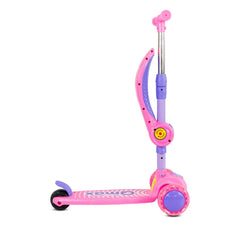 Patineta Para Niños TriScooter 2 en 1 Qmax Rosa Diversión