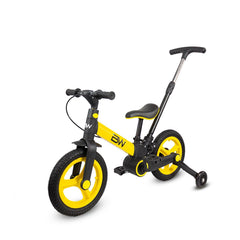 Bicicleta Para Niños 4 en 1 Revolt Plegable Amarillo