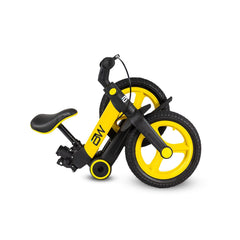 Bicicleta Para Niños 4 en 1 Revolt Plegable Amarillo