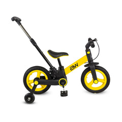Bicicleta Para Niños 4 en 1 Revolt Plegable Amarillo
