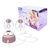 Extractor De Leche Doble Eléctrico Inalámbrico Rosa Bebes