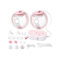 Extractor Doble Manos Libres Rosa