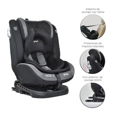 Silla De Carro First Plus Negro Gris Priori