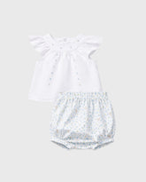 Conjunto Panty Estampado Flores Azul Mayoral