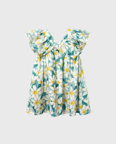 Vestido Estampado Flores Verde Menta Mayoral