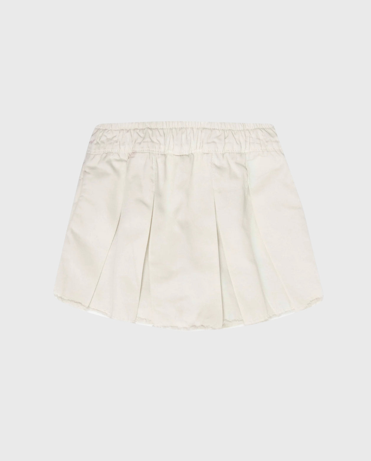 Falda Short Prenses Dril Beige