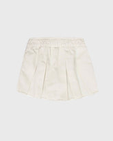 Falda Short Prenses Dril Beige
