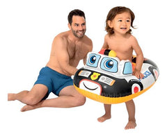 Flotador Aro Carro Policia bebe
